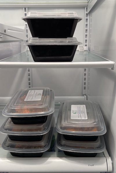 Meals from the prepared meals delivery service Fresh Fit Foods in Naples, FL