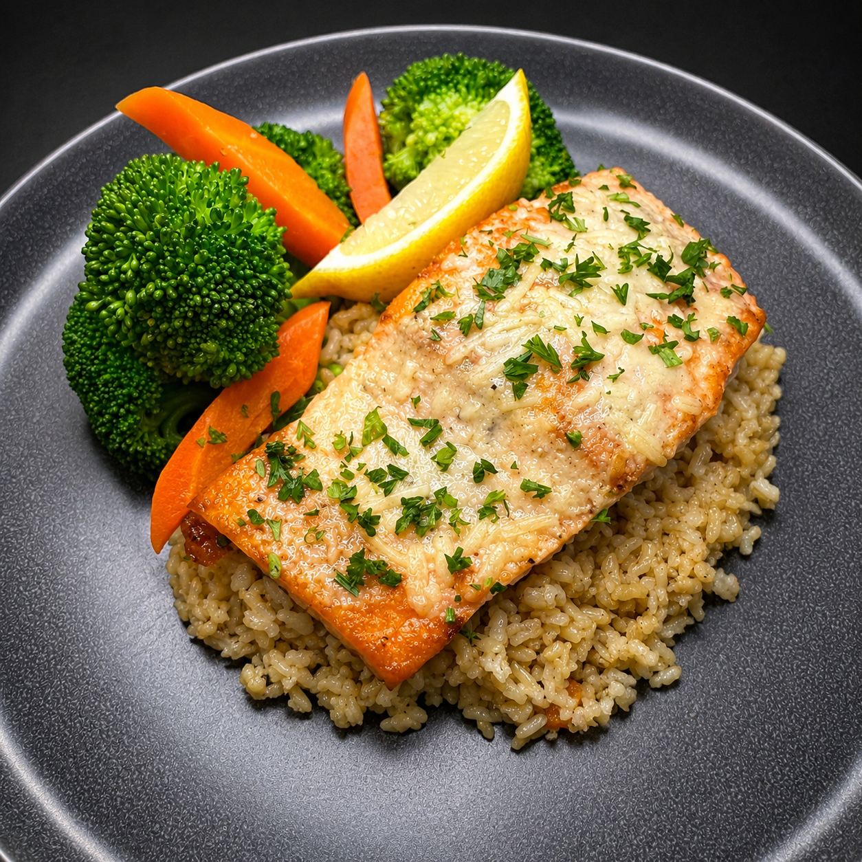 Garlic Parmesan Salmon