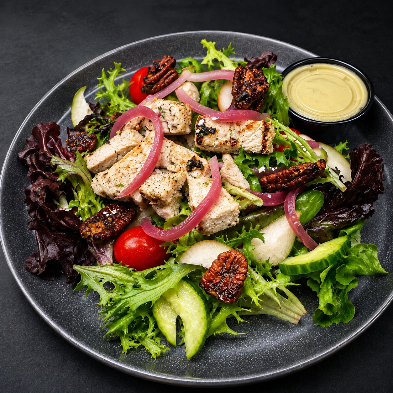 Poached Pear Salad