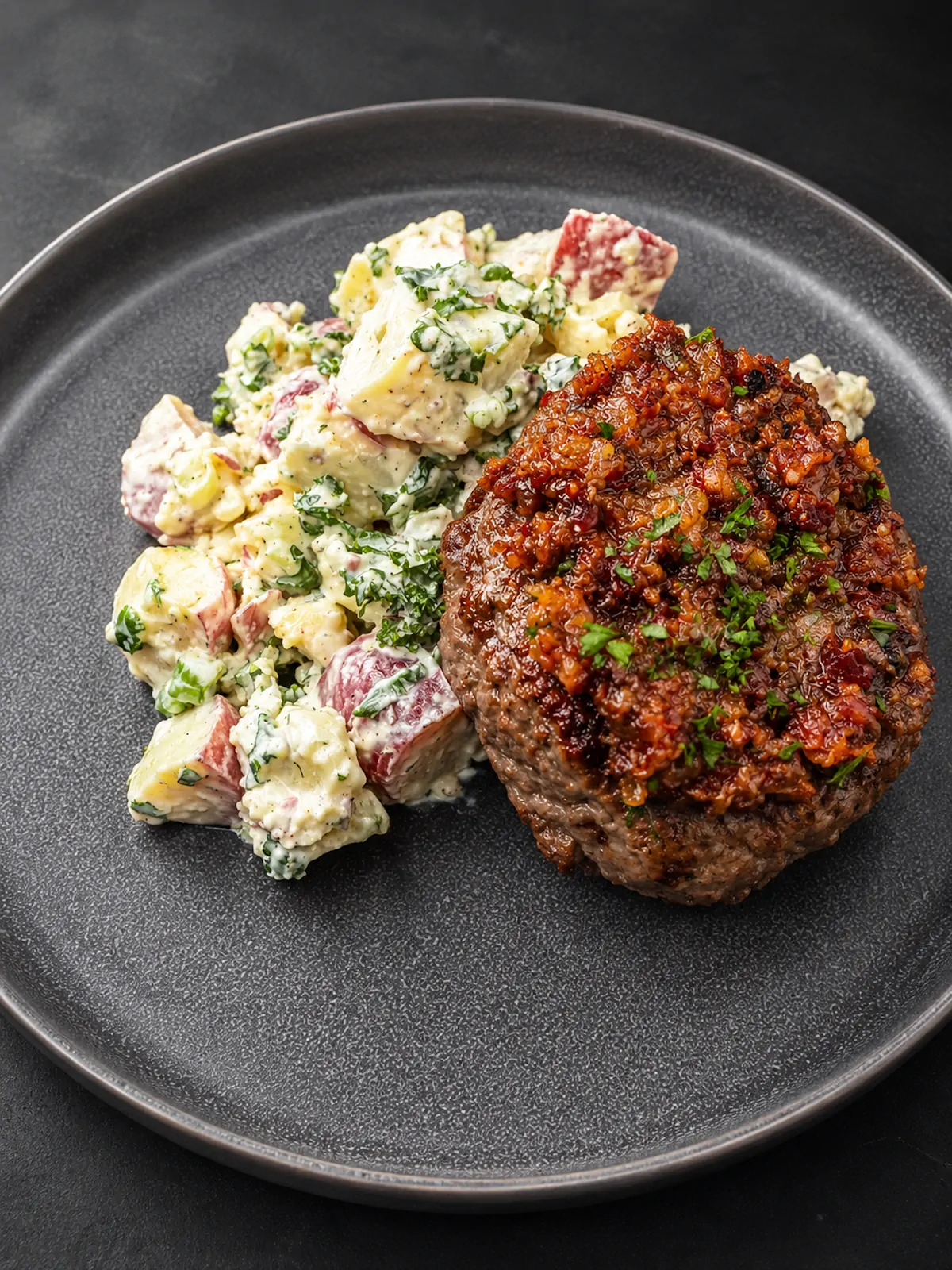 Maple-Bacon Jam Turkey Burger