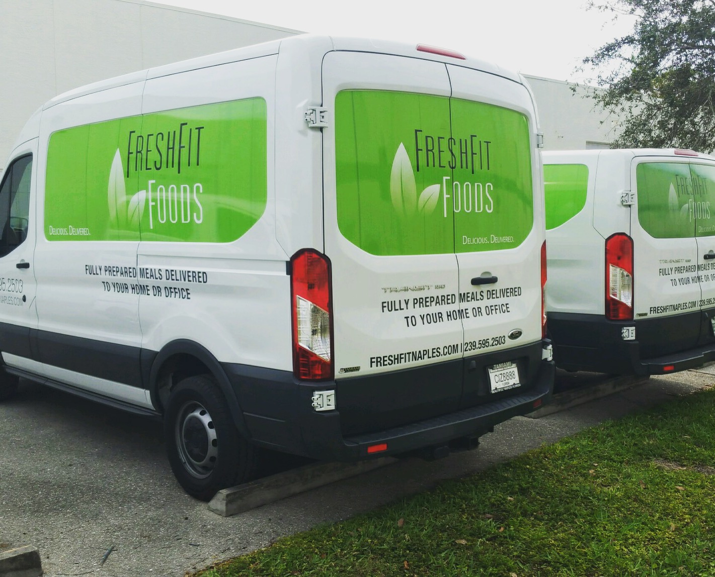 Fresh Fit Foods Delivery Van New